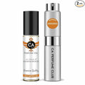 CA Perfume Duo Impression of Sandalwood For Women And Men Perfume Layering Set Long Lasting Travel Size EDP + Body Oil Roll-On Bottle 0.27 Fl Oz+0.33 Fl Oz