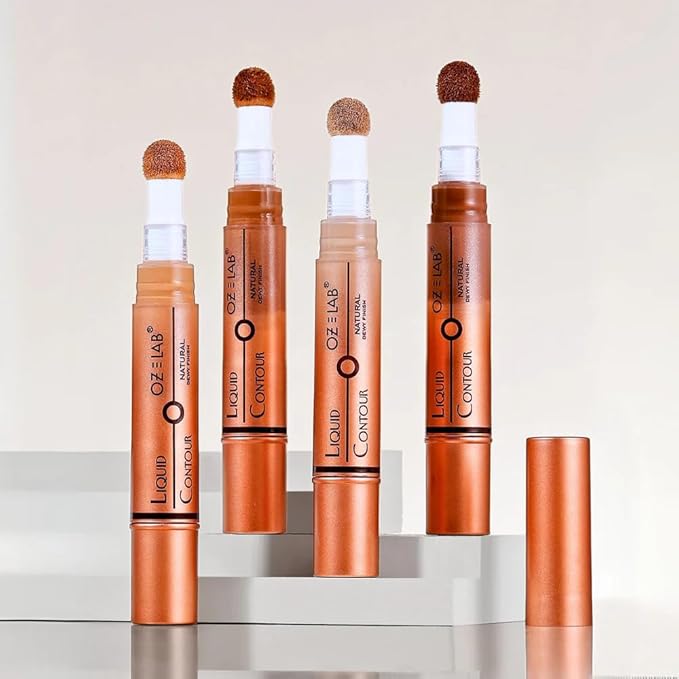 Calypso Glow Liquid Contour Wand Dust Till Dawn – Long-Lasting Matte Finish, Buildable Coverage, Cushion Applicator, Vegan & Cruelty-Free, 6ML/0.21FL.OZ,PACK OF 1