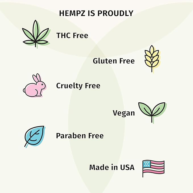 HEMPZ Body Lotion - Citrine Crystal & Quartz Daily Moisturizing Cream, Shea Butter Hand and Body Moisturizer - Hemp Extract Lotion - Skin Care Products, Pure Organic Hemp Seed Oil - 17 Fl Oz