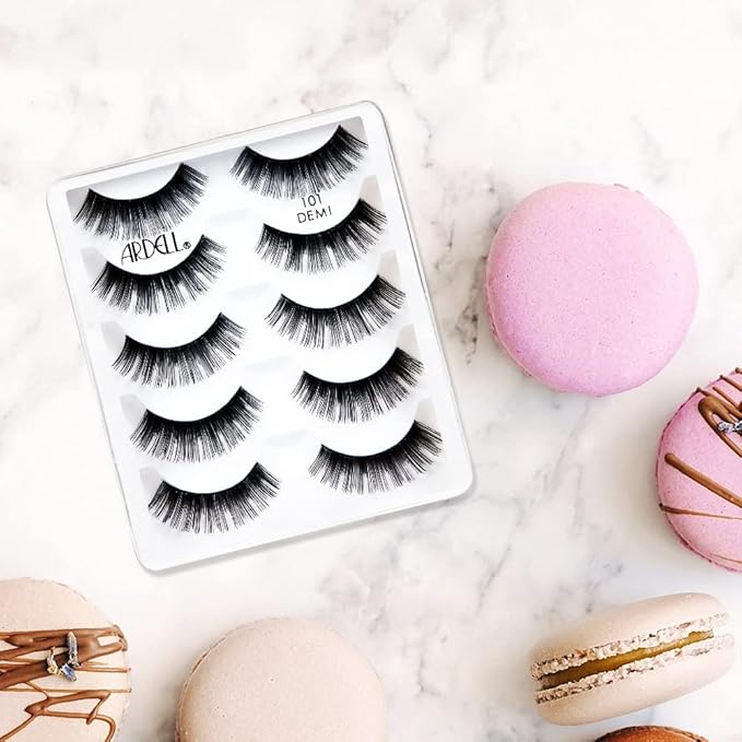 Ardell Demi Wispies False Eyelashes 101 - Soft, Eye-Lifting Effect, Natural Look Strip Wispy Lashes, 2 Pack