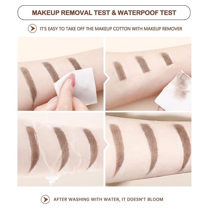 O'CHEAL Light Brown Eyebrow Pencil for Women, Premium Eye Brow Pencil with Spoolie Brush, Longwearing for Perfect Brows, Precision, Defines, Universal Waterproof Double-head Eyebrow Pen