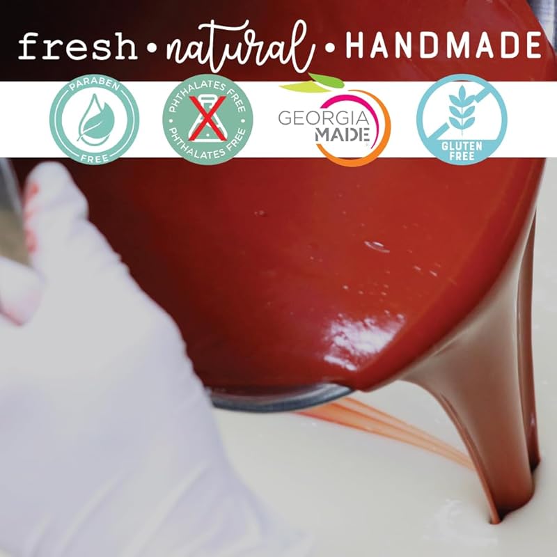Rinse Bath & Body Warm Apple Handmade Soap - Shea & Cocoa Butter | Delicios Warm Apple Scent | Essential Oils | Vegan Friendly | 4.25oz