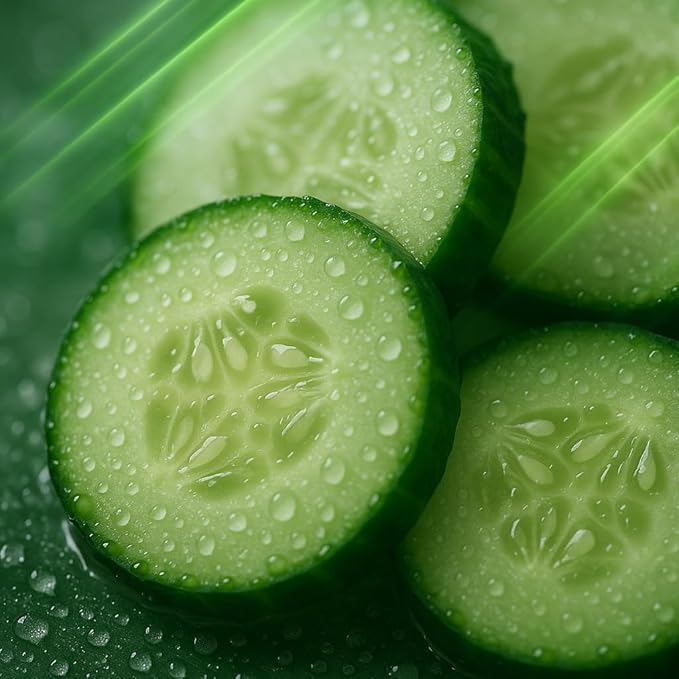 Cucumber & Melon Exfoliating Body Wash with Sweet Mint & Hyaluronic Acid | Hydrate Stimulate & Exfoliate for Smoothe, Fresh Skin, 32 oz.