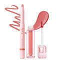 Epielle x herg Over Lip Glow Duo Lip Liner & Lip Tint, Soft Sculpting and Non-Sticky Glass Shine Korean Lip Liner Set, Moody Rose & Rosy Dusk