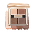 Warm Neutral Brown Eyeshadow Palette – 4 Matte & Shimmer Shades for Natural Everyday Makeup, Blendable Caramel & Mocha Tones, High-Pigment Long-Lasting Crease-Resistant Soft Glam Eye Shadow Kit