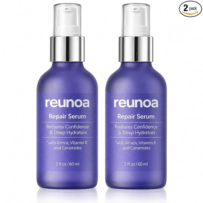 Reunoa Bruise Defense & Repair Serum, Ceramide Serum, with Ceramides, Vitamin K, and Arnica, Restores Confidence, Deep Hydrators, Redwuce Drynaess, 60ml