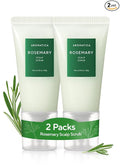 AROMATICA Rosemary Scalp Scrub (2 Packs) 5.82oz / 165g, Gift Set, Sulfate-Free, Silicone-Free, Vegan, Scalp Cleansing with Salt Granules, Invigorates and Exfoliates Scalp, Micro-Exfoliate