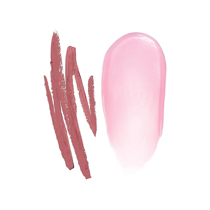 Jouer La Vie En Rose Lip Kit, Lip Liner and Adjusting pH Lip Balm, Changing Tinted Lip Balm and Liner, Hydrating Color Changing Lip Kit, Vegan & Cruelty Free | $51 Value