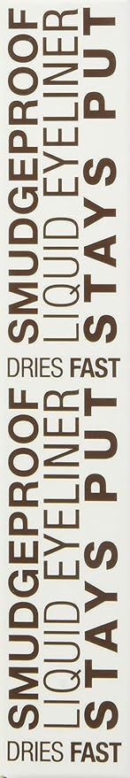 wet n wild MegaLiner Liquid Eyeliner - Dark Brown (Pack of 2)