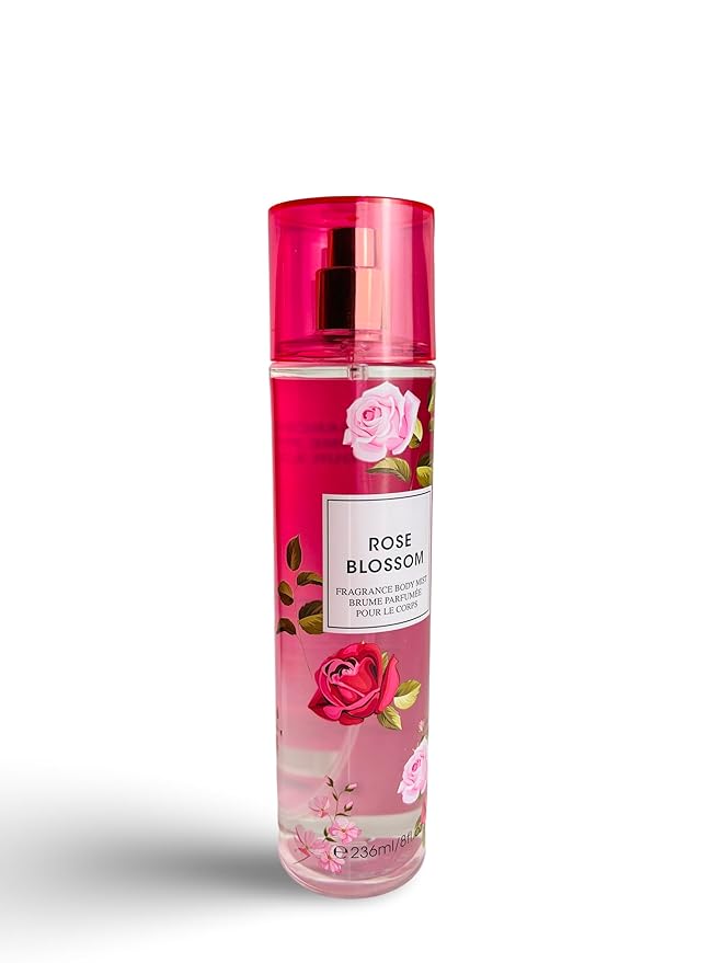 ROSE BLOSSOM Fragrance Body Mist, 8 Fl Oz