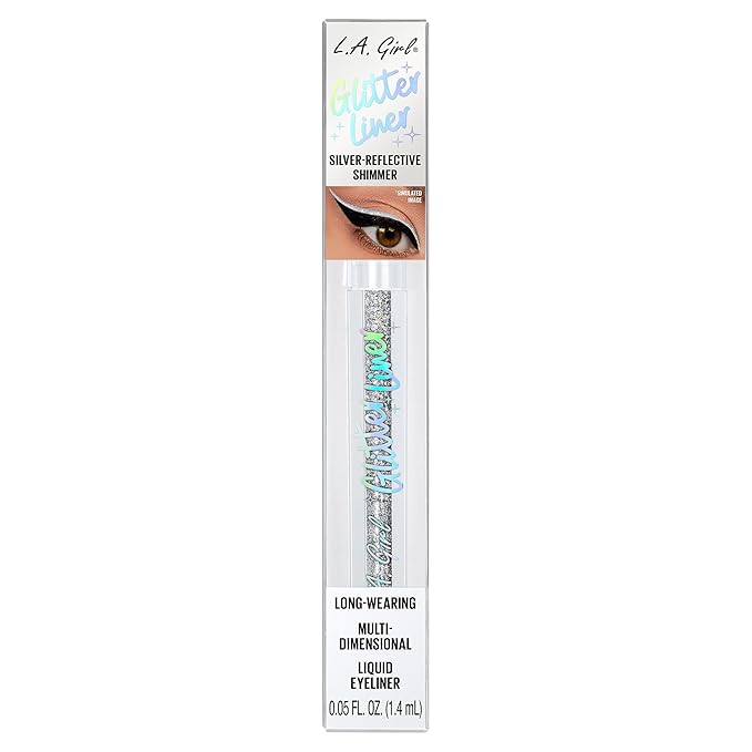L.A. Girl Glitter Liner, Silver Sparkles G97915