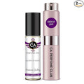 CA Perfume Duo Impression of Queen Of Light For Women And Men Perfume Layering Set Long Lasting Travel Size EDP + Body Oil Roll-On Bottle 0.27 Fl Oz+0.33 Fl Oz