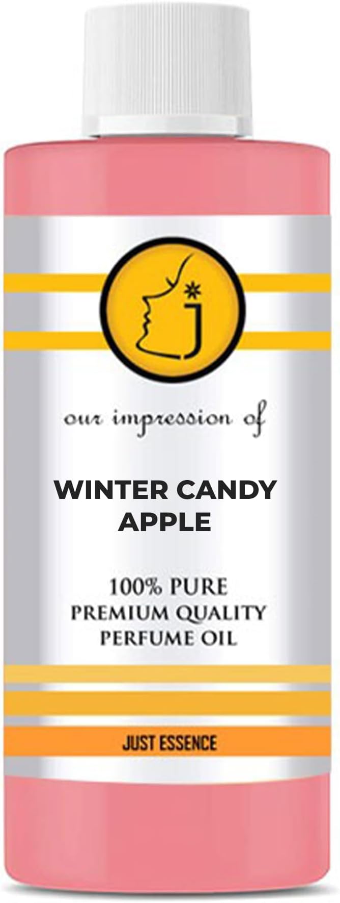 Just Essence Winter Candy Apple Fregrance Perfume Oil for Perfume Making, Personal Body Oil, Soap, Lotion, Candle Making & Incense | Premium Quality Undiluted & Alcohol Free | 16 Fl Oz