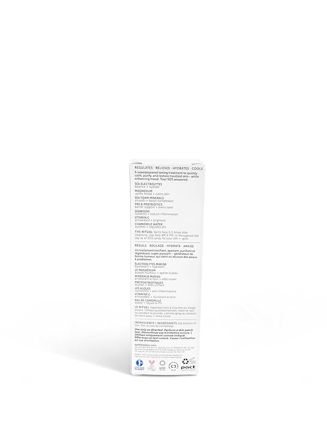 Earth Harbor Mystic Waters Mineral Balancing Mist, Electrolyte Toner & Magnesium Boost, Soothes Redness, Calms Oily Combo & Sensitive Skin, Hydrates, Alcohol-Free, 19 Actives, pH Balanced, 2 oz