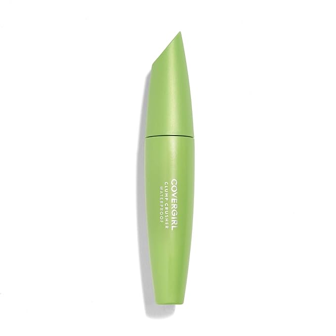 COVERGIRL Clump Crusher Waterproof Mascara, 20X More Volume, Double Sided Brush, Long-Lasting Wear - 825 Very Black (Pack of 1)