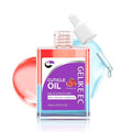 Gelike EC Nail Cuticle Oil - Pomegranate Scent Dual Color Nail Moisturizing With Natural Jojoba Vitamin B & E for Nail Bed ＆ Damaged Nails Repair Treatment - Cuticle Cream for Nail Growth and Strength