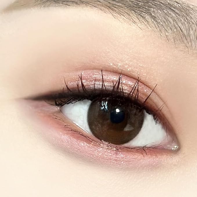Merrymonde Better Twim Glitter Pen Eyeliner – Long-Lasting, High-Pigment, Vibrant Colors Eyeliner for Sparkling Eye Makeup (04 Rose)
