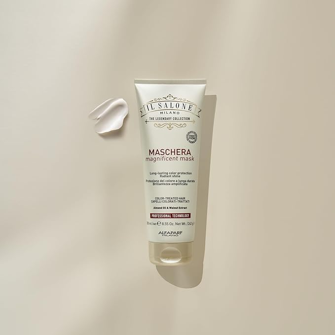 Il Salone Milano Professional Magnificent Mask - Moisturizing Hair Mask for Color Treated Hair - Provides Lasting Color Protection + Shine - Vegan, Salon-Quality Hair Care (8.55 oz / 250 ml)