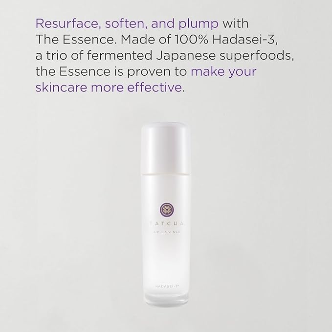 TATCHA The Essence, Midi-Size - Skincare Boosting Treatment, Moisturizing and Skin Softening Oil-Free Serum Infused with Green Tea