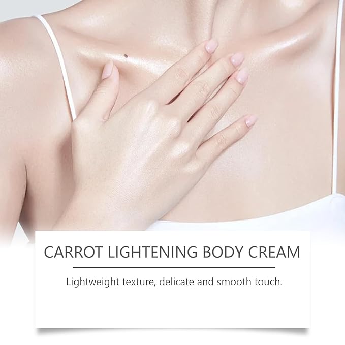 Carrot Seed Oil & Argan Moisturizing Body Lotion – Infused with Vitamin C & Licorice Root Extract, Lightweight Texture, All-Day Hydration for Body – 100g / 3.53 oz