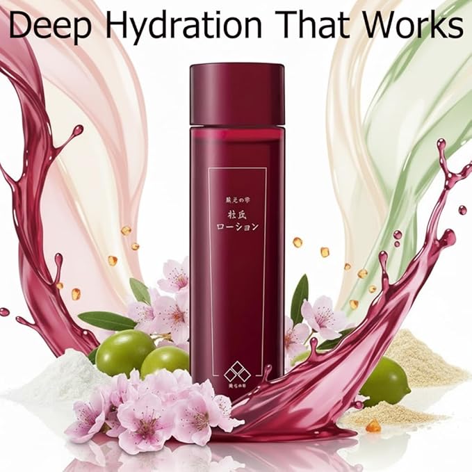 Cherry Blossom face Toner Japanese Rice bran Sakura Hydrating vitaminc Olive “Kuramoto-no-Shizuku” (5.07 fl oz)