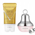 AH-8 Firming Neck Cream & Electric Massage Eye Cream Bundle, Revitalizing Smooth of Eye Fine Lines, Eye & Neck Treatment, Lift Crepey Anti-Wrinkle, Deep Hydration Skincare Skin Moisturizer