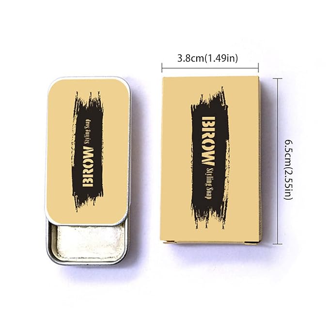 Eyebrow Styling Soap Natural Wild Eyebrow Styling And Non Sick Makeup Cover Girl (z4-Khaki, One Size)
