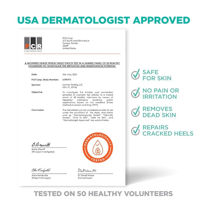 Peeling Foot Mask that Remove Dead Skin and 40% Urea Cream with Maximum Strength Moisturizing