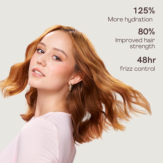 Rev320 320Pure Smoothie Leave In Conditioner 16oz Pump Bottle, Sulfate Free, Color Safe & Lightweight Formula, Deep Repair Moisturizing Detangler for Frizzy, Curly, Thick, Wavy, Dry & Damaged Hair