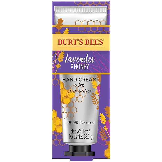 Burt's Bees Lavender and Honey Hand Cream with Shea Butter, 1 Ounce