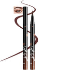 Colored Liquid Eyeliner Pen, Brown Waterproof Waterline Matte Eye Liner Pencil, High Pigmented Long Lasting Quick Drying Bright Colorful Eyeliner Pen for Women, Valentine’s Day Eye Makeup Gifts-11
