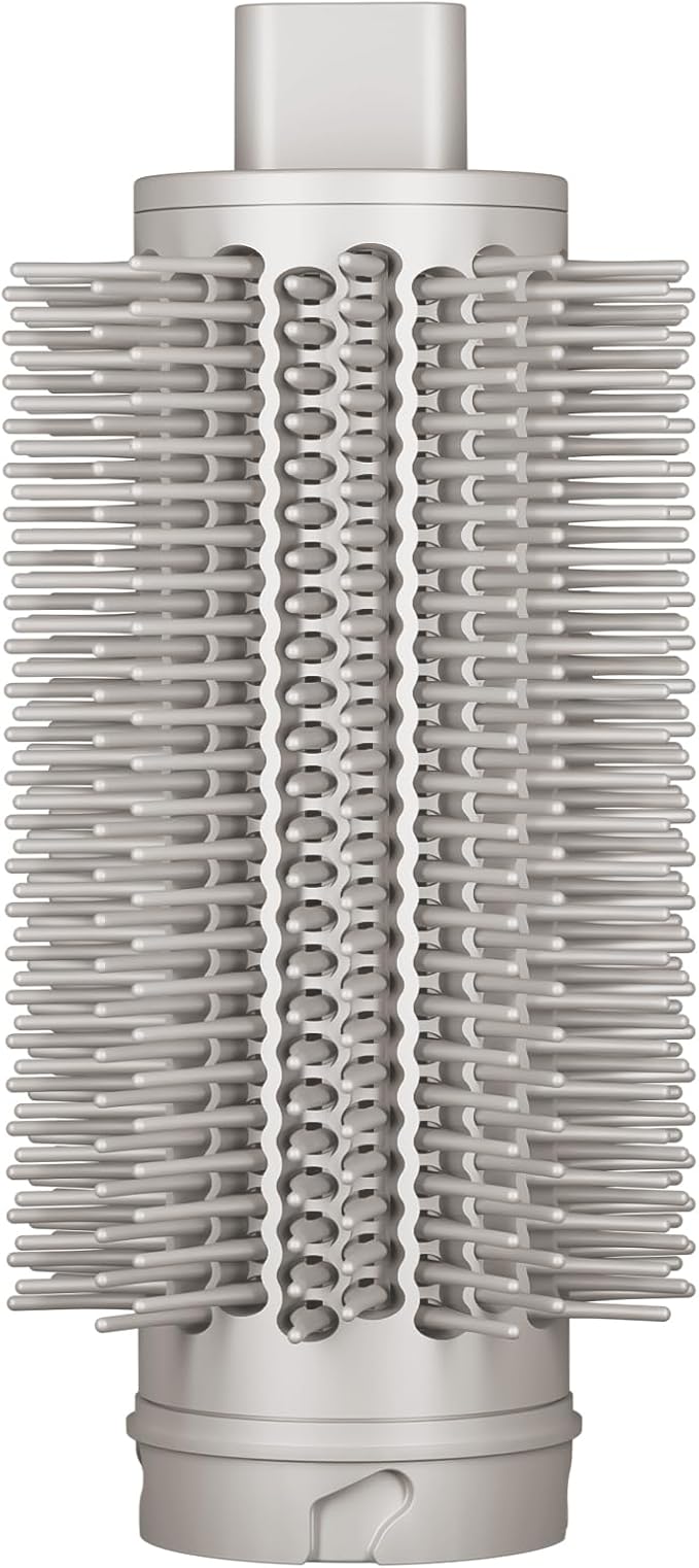 Upgraded Round Volumizing Brush for Shark Flex Style Attachment, Round Brush Compatible with Shark Flexstyle for Smooth Styling Adds Volume Curls(1.5in barrel, 2.6in with Bristles)
