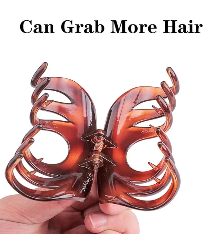 Premium Hair Claw Clips For Thick Hair, Strong Holding Power Claw Hair Clamps Delicate Hair Grip for Women and Girls (Purple - 1pc)