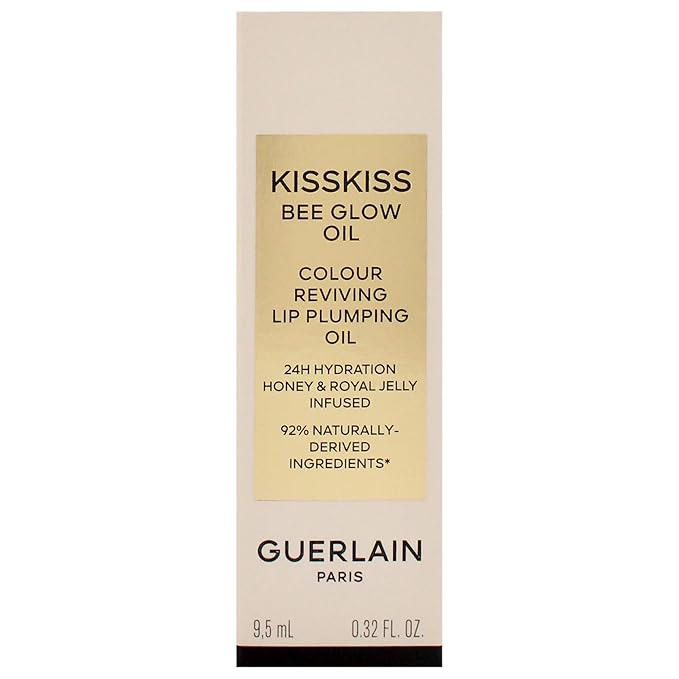 Guerlain Kiss Kiss Bee Glow Oil - 809 Lavender Glow for Women - 0.3 oz Lip Oil