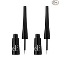 e.l.f. Expert Liquid Liner, High-Pigmented, Extra-Fine Liquid Eyeliner For Precise Definition, Long-Lasting, Vegan & Cruelty-Free, Jet Black, 0.14 oz, 2 count(Pack of 1)