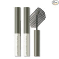 2 Pcs Tinted Eyebrow Cream,Ultra-Fine Brush Tinted Brow Gel Waterproof Long Wear Eye Brow Mascara Transfer-proof Natural Brow Makeup without Clumping, Cold Gery