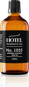 AirScent Hotel Diffuser Oil No. 1055 Inspired by Energize Hotel Scent - Peppermint Eucalyptus White Tea - Fragrance Oil Blend for Ultrasonic and Waterless Diffusers and Crafting - 120 mL