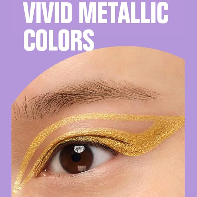 waterproof eyeliner metallic satin finish liquid eye liner pencil colorful high pigmented Blue