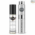 CA Perfume Duo Impression of Oud Fleur For Women And Men Perfume Layering Set Long Lasting Travel Size EDP + Body Oil Roll-On Bottle 0.27 Fl Oz+0.33 Fl Oz