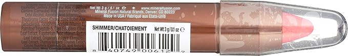 Mineral Fusion Sheer Moisture Lip Tint, Shimmer, 0.1 Ounce (Packaging May Vary)