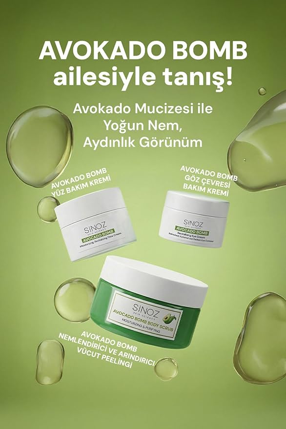 sinoz Avocado Bomb Revitalizing Moisturising Face Care Cream 50 Ml