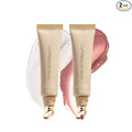 Fitglow Beauty Ceramide Hydra-Balm Duo | 2-Pack Lip & Skin Barrier Skincare with Ceramides + Plant Collagen | 24-Hour Hydration, Anti-Aging Repair | Clear/Tinted | 24Hour + Rosewood - 2 x 10ml