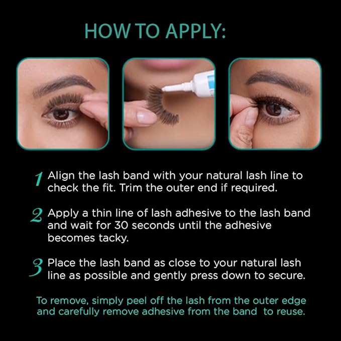 Ardell Fashion Lashes Natural Strip Lash, Black [120] 1 ea (Pack of 4)