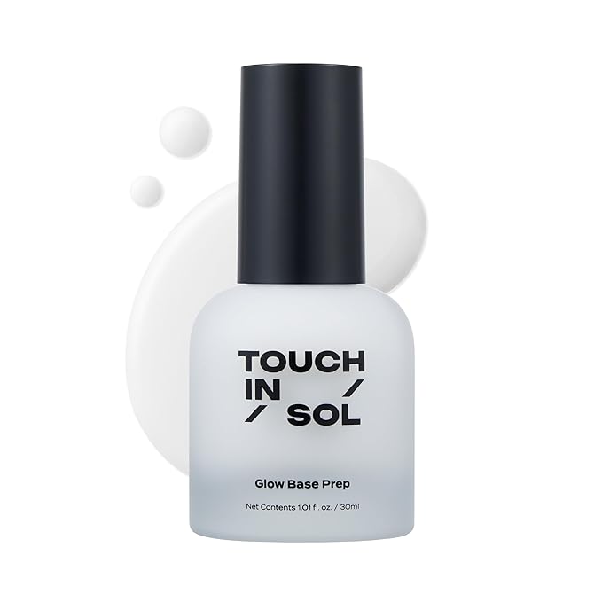 TOUCH IN SOL Glow Base Prep – Glow Primer for Radiant Makeup Base, Hydrating Face Prep with Ceramides, Hyaluronic Acid & Peptides, Lightweight Non-Sticky Finish (1.01 fl oz)