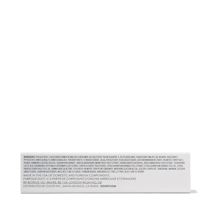 goop Beauty Hydra-Barrier Gel Gloss | Hydrating Lip Gloss to Moisturize & Plump Lips | Hyaluronic Acid & Vitamin E | Fig - Sheer Aubergine | 0.13 oz