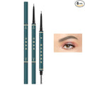 3 Pack of Waterproof Eyebrow Pencil,Professional Makeup Micro Brow Pencil,Brow Kit with Eyebrow Brush and Razor,Ultra-Fine Mechanical Pencil (Black)