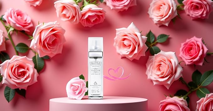 Original Bulgarian Rose Perfume - Natural Original Parfum - Aromatic Rose Fragrance - Long Lasting Freshness - Paraben Free - Unisex Perfume - Perfect for Everyone - 28ml