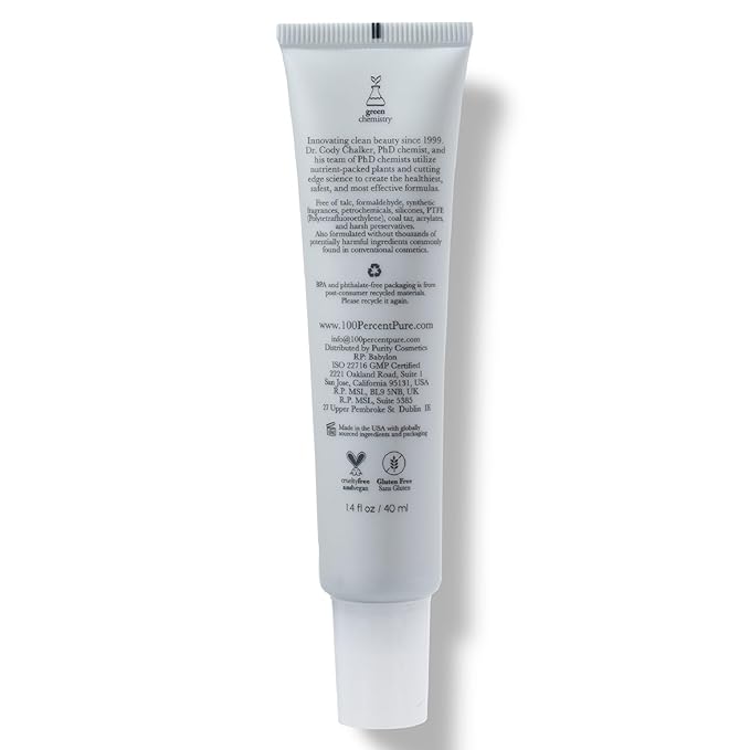 100% PURE Hydra Drench Cream, Daily Face Moisturizer with Hyaluronic Acid, Rose Water, Skin Care for All Skin Types, Natural Face Cream - 1.4 Fl Oz