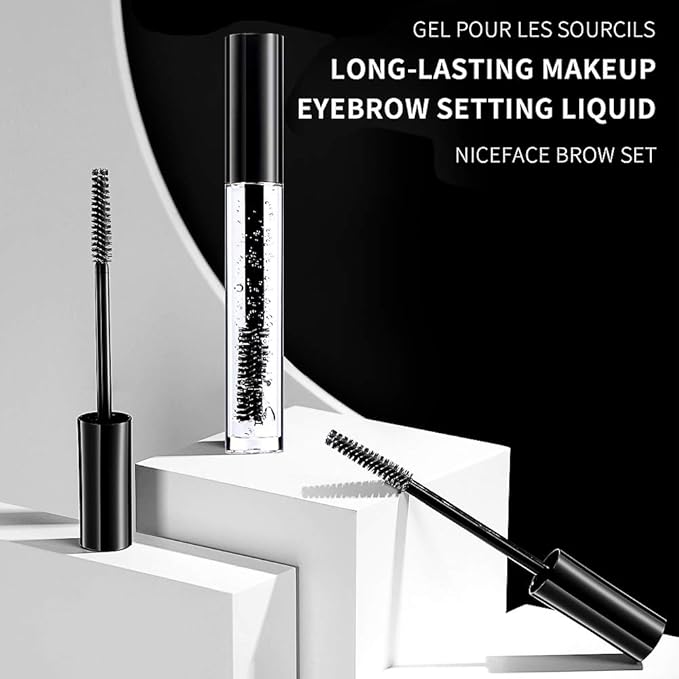 DAGEDA Clear Eyebrow Setting Gel, 4 Pack Brow Fix Gel, Waterproof And Sweat-Proof Eyebrow Repair Liquid Brows Styling Beauty Salon Home Use Makeup, 3.53oz