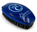 New BLU MAGIC - 360 Wave brush, MEDIUM Mixed Boar Bristle Hairbrush - Non-Slip Rubber Grips, Waterproof Design, Indestructible body, Debossed logo, High Gloss Finish - The Ultimate 360 Wave Brush